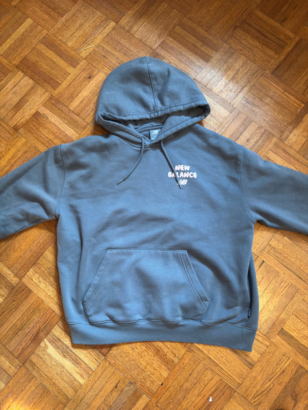 New Balance Slate Blue Pull-Over Hoodie